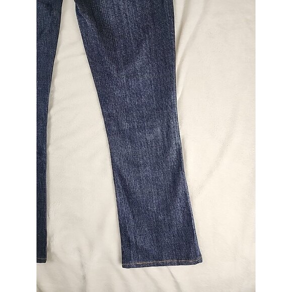 Guess Jeans Belmont Flare Womens 26 Stretch Denim Dark Wash Blue - Picture 8 of 13